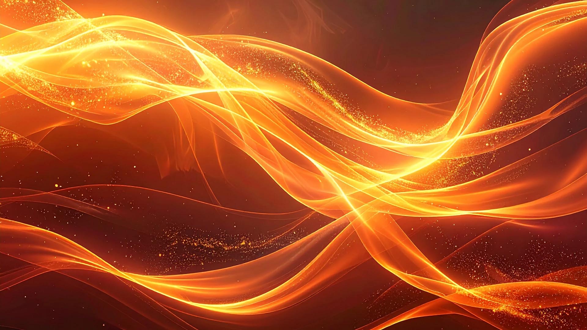 abstrakte Linien auf Orange